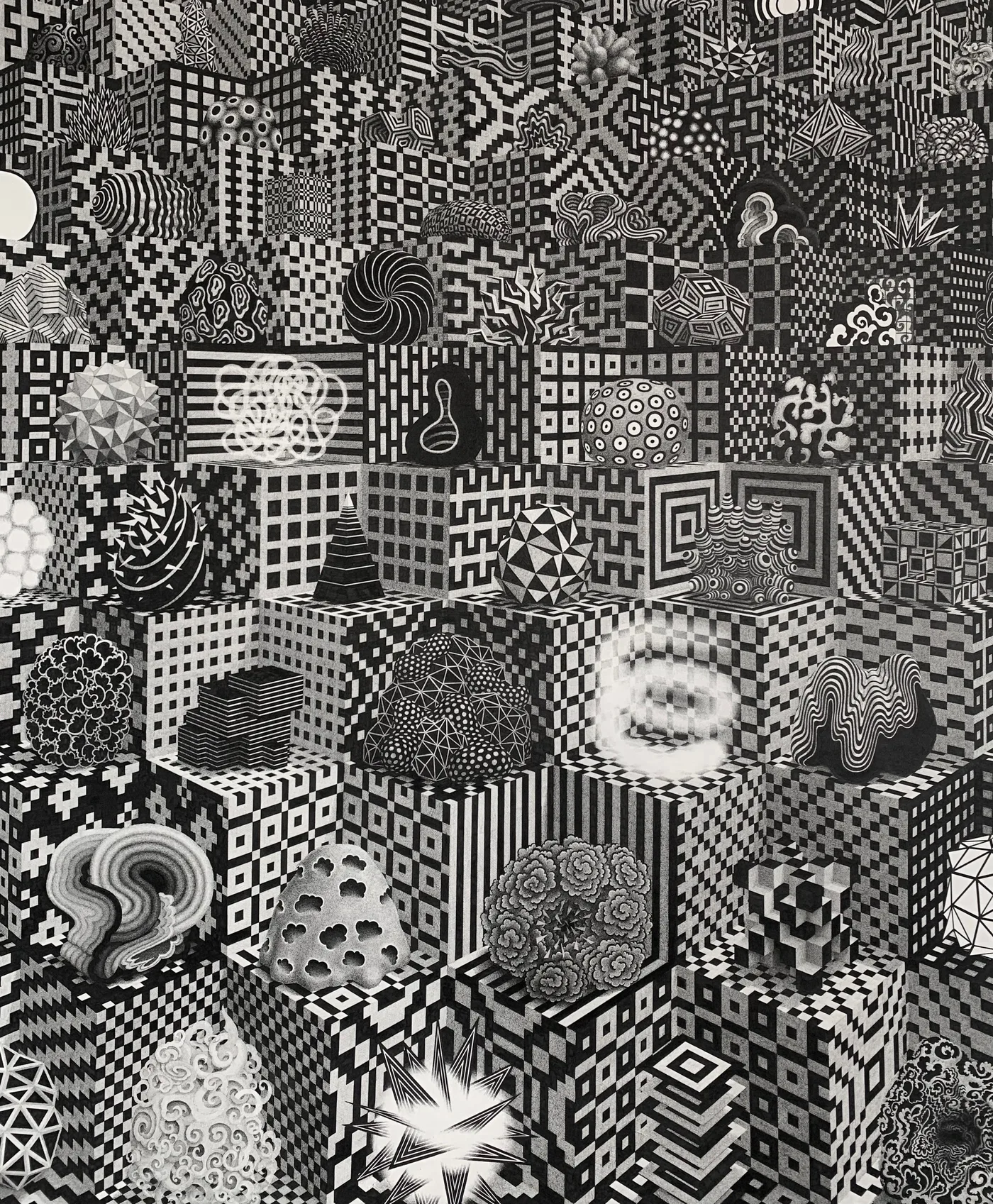 Caboodle (2022) - ink drawing by Ben Tolman